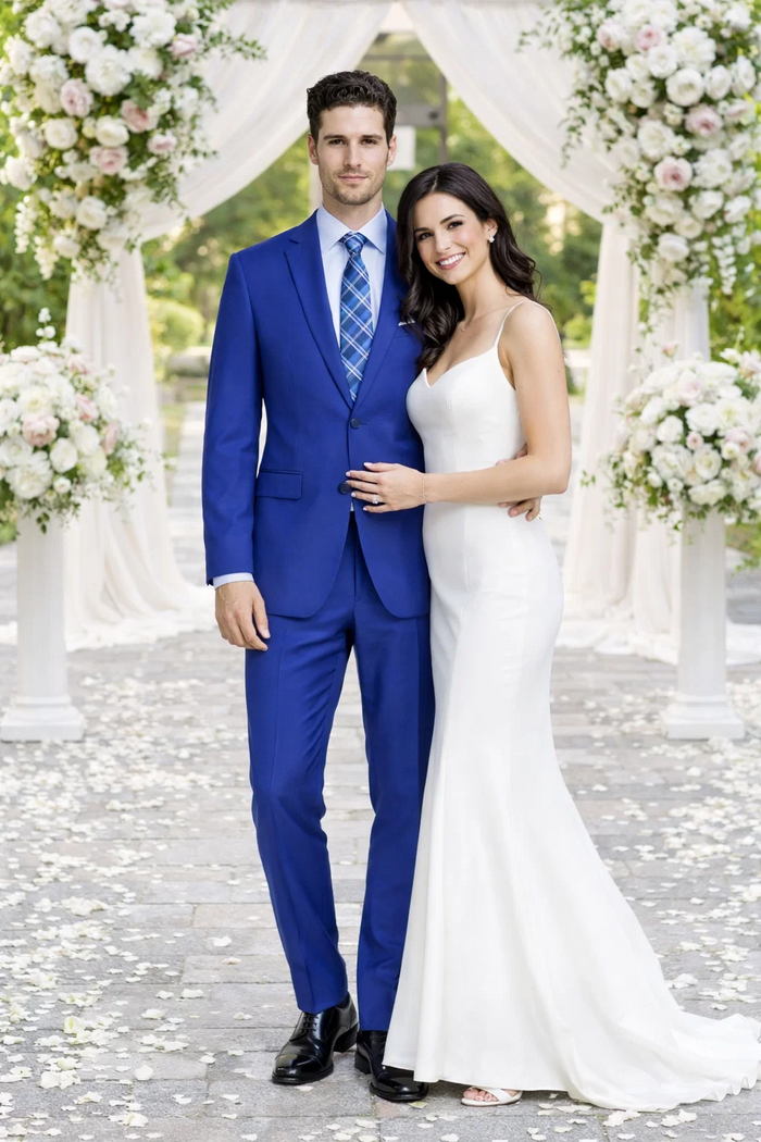 Tiglio 2-Button  Modern Fit in 3-Blue Navy Fabrics