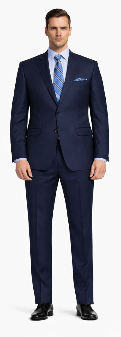 Tiglio 2-Button  Modern Fit in 3-Blue Navy Fabrics