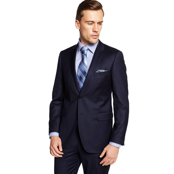 Tiglio 2-Button  Modern Fit in 3-Blue Navy Fabrics