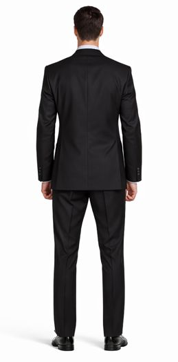 Tiglio Black or Gray 2-Button Slim or Modern Fit Suit