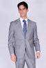 Mantoni Suit - Wool Suit - Business Suit Black Suit - Modern Fit 2 Buttons Style 8   - from alligatorwarehouse.com