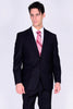 Mantoni Suit - Wool Suit - Business Suit Black Suit - Modern Fit 2 Buttons Style 3   - from alligatorwarehouse.com