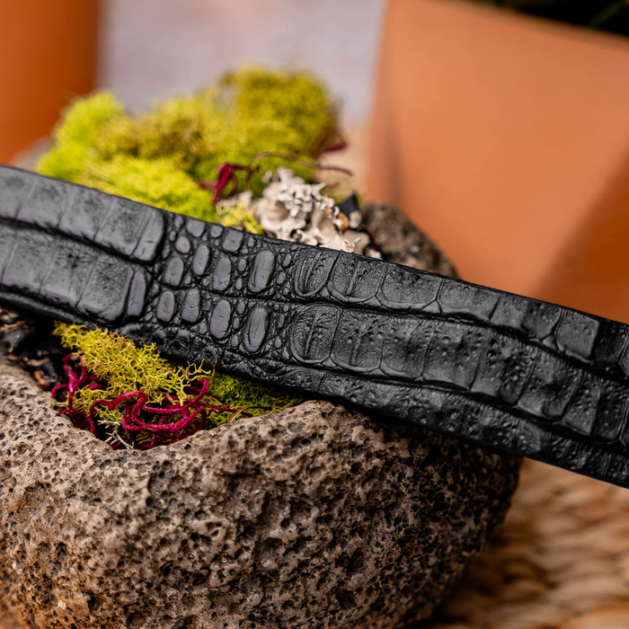 Marco_Di_Milano Riccardo Belt Black Leather Luxury Shoe