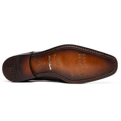 Marco Di Milano Men's Brown Caiman Lizard Derby Shoes Toluca 3 TOLUCA_CAIMAN FUS-LIZ RING_BROWN_8  - from alligatorwarehouse.com