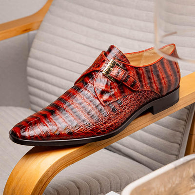 Marco Di Milano Mens Cognac Caiman Gator Dress Shoes Rovigo 2 ROVIGO_CAIMAN FUSCUS_RUS COGNAC (*NEW)_9  - from alligatorwarehouse.com