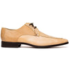 Marco Di Milano Men's Tan Caiman Lizard Derby Shoes Merida 2 MERIDA_CAIMAN FUSCUS-LIZ RING_TAN_8  - from alligatorwarehouse.com