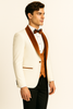 Marco Lorenzo Premium Paisley Burnt Orange Velvet 4pc Suit W/ Matching Bowtie 3 Oct-68  - from alligatorwarehouse.com