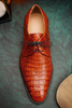 Marco Milano Exotic Caiman Shoes Cognac Gator Derby Lacio 6 LACIO_CAIMAN FUSCUS_COGNAC (BRANDY)_8.5  - from alligatorwarehouse.com