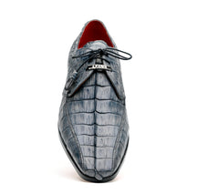 Marco Milano Exotic  Shoes  Grey Hornback  Dress Shoe Cancun