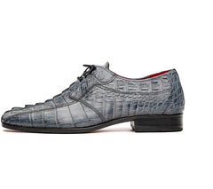 Marco Milano Exotic  Shoes  Grey Hornback  Dress Shoe Cancun