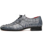 Marco Milano Exotic  Shoes  Grey Hornback  Dress Shoe Cancun 5 CANCUN_CAIMAN FUSCUS_GRAY_8  - from alligatorwarehouse.com