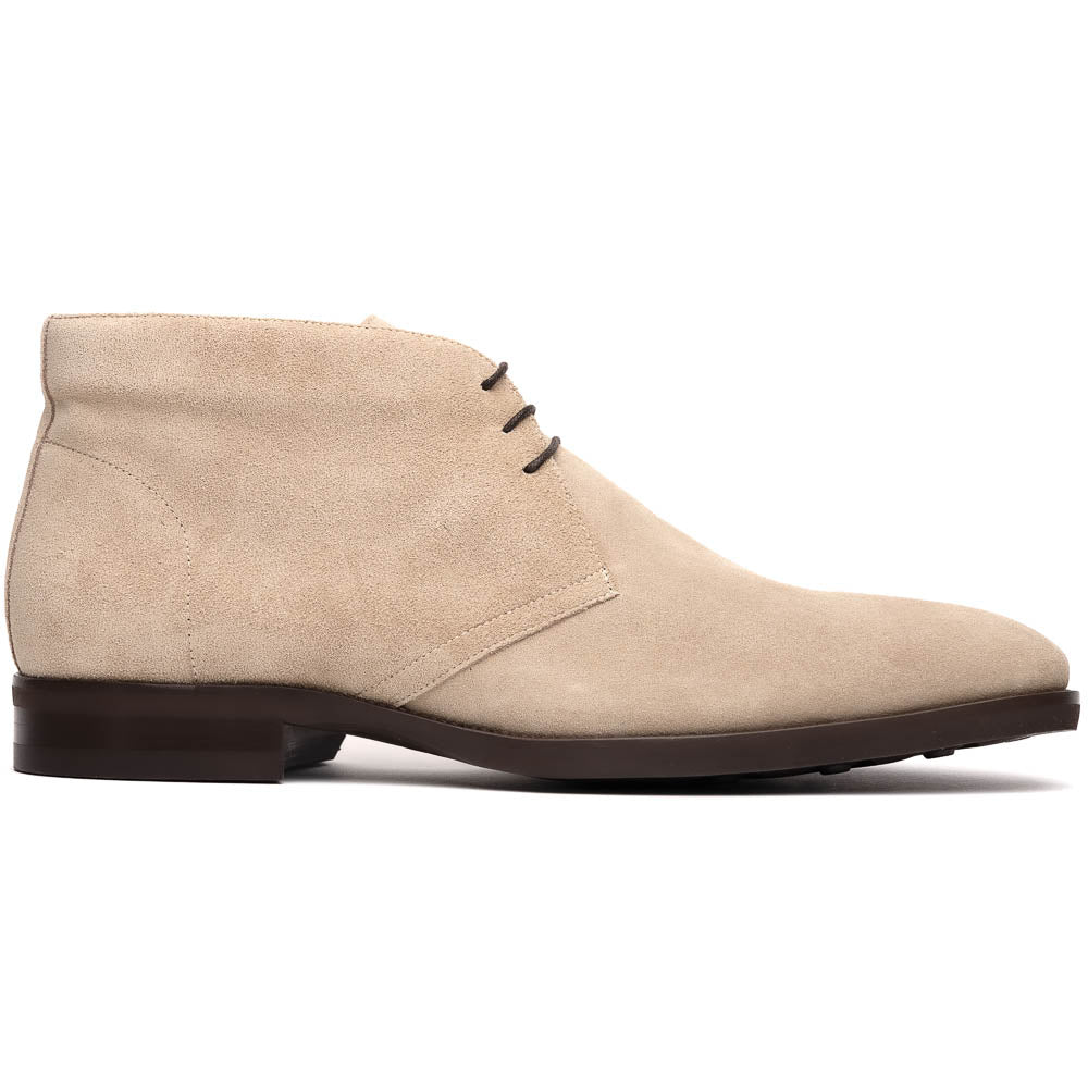 Zelli Marco Italian Suede Chukka Boots in Sand | Luxury Comfort