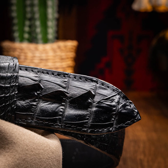Marco_Di_Milano Marlboro Belt Black Leather Shoe