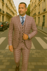 Wool Suit - Italian Made Business Suit by Statement Men's 3 Piece 100% Wool Modern Fit Suit - Coordinating Solid Color Vest 7 ZILONI-2_Grey_38R  - from alligatorwarehouse.com