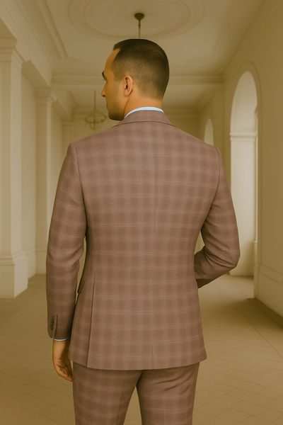 Wool Suit - Italian Made Business Suit by Statement Men's 3 Piece 100% Wool Modern Fit Suit - Coordinating Solid Color Vest 10 ZILONI-2_Grey_38R  - from alligatorwarehouse.com