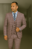 Wool Suit - Italian Made Business Suit by Statement Men's 3 Piece 100% Wool Modern Fit Suit - Coordinating Solid Color Vest 6 ZILONI-2_Grey_38R  - from alligatorwarehouse.com