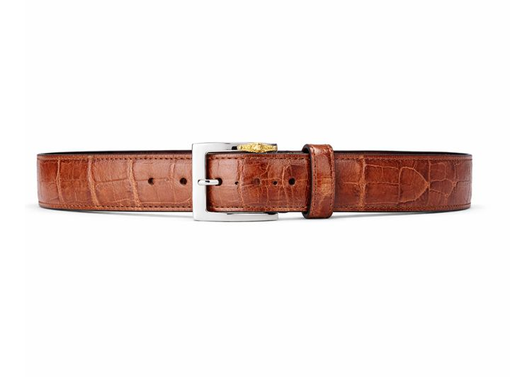 MEN 2008 COGNAC-44-ALLIGATOR BELT