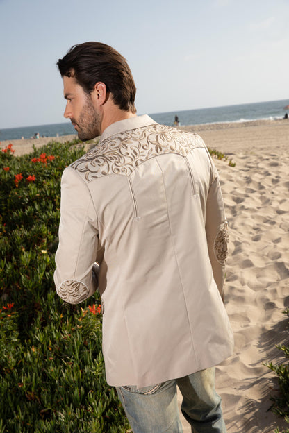 Men’s Embroidery Blazer – Fashion Designer Dress Jacket for Formal and Party Wear
