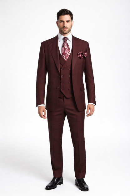Rossiman Men's Formal Dress Suit – Elegant Tailored Suit
