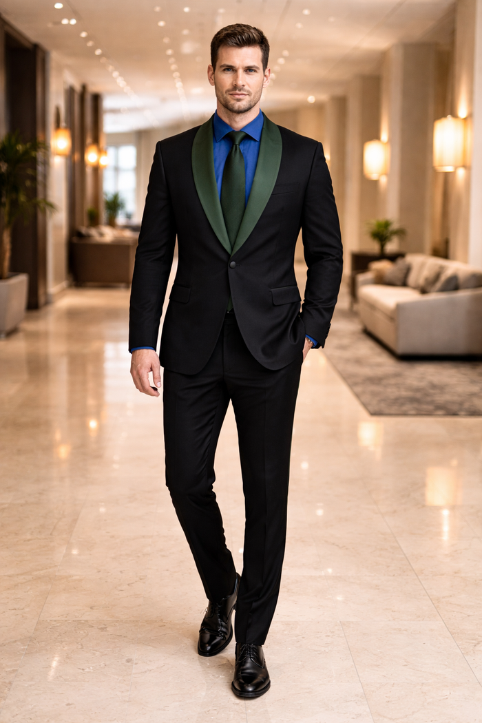 Modern Fit Men's Tuxedo Blazer for Weddings