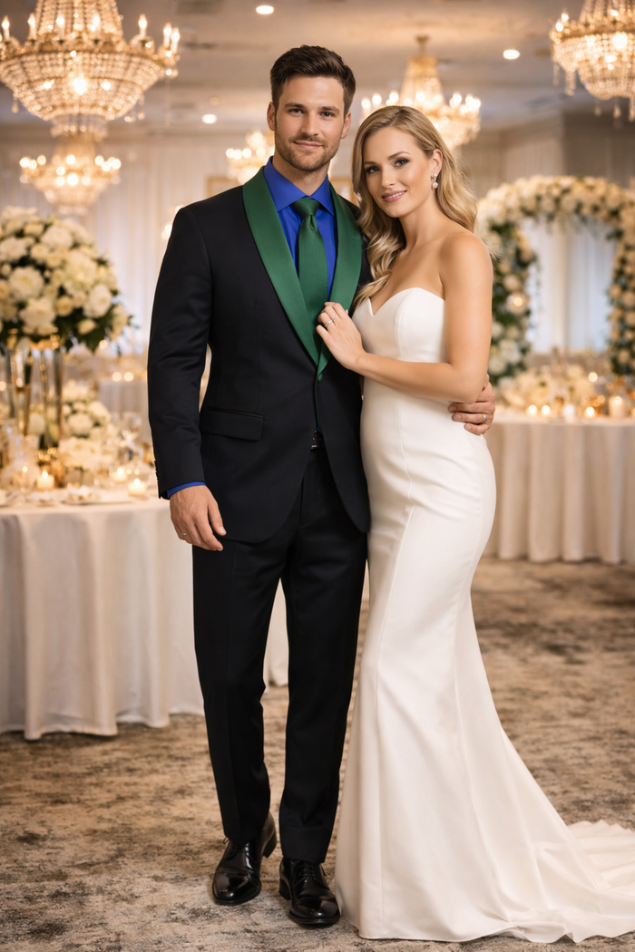 Modern Fit Men's Tuxedo Blazer for Weddings