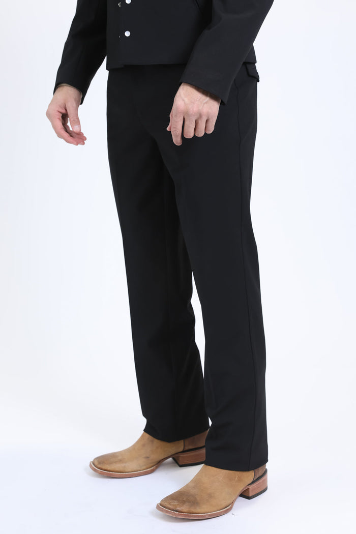 Men’s Western Black Formal Suit – Classic Tailored Cowboy Look