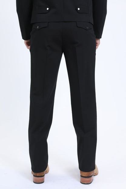 Men’s Western Black Formal Suit – Classic Tailored Cowboy Look