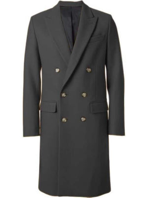 Men's 44Inch Long Double Breasted Overcoat Winter Men's Topcoat Sale