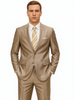 Mens 2 Button Peak Lapel Shiny Sharkskin Suit in Tan 7 P5-4348  - from alligatorwarehouse.com
