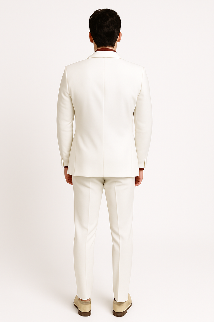 Mens Al Pacino Tony Montana Scarface Package | White Suit + Red Shirt