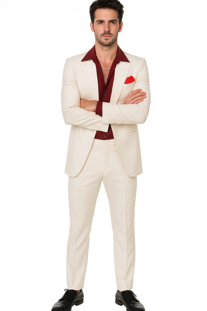 Mens Al Pacino Tony Montana Scarface Suit in White