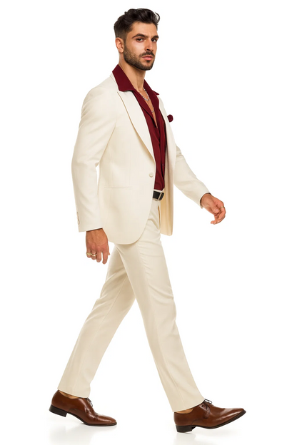 Mens Al Pacino Tony Montana Scarface Suit in White