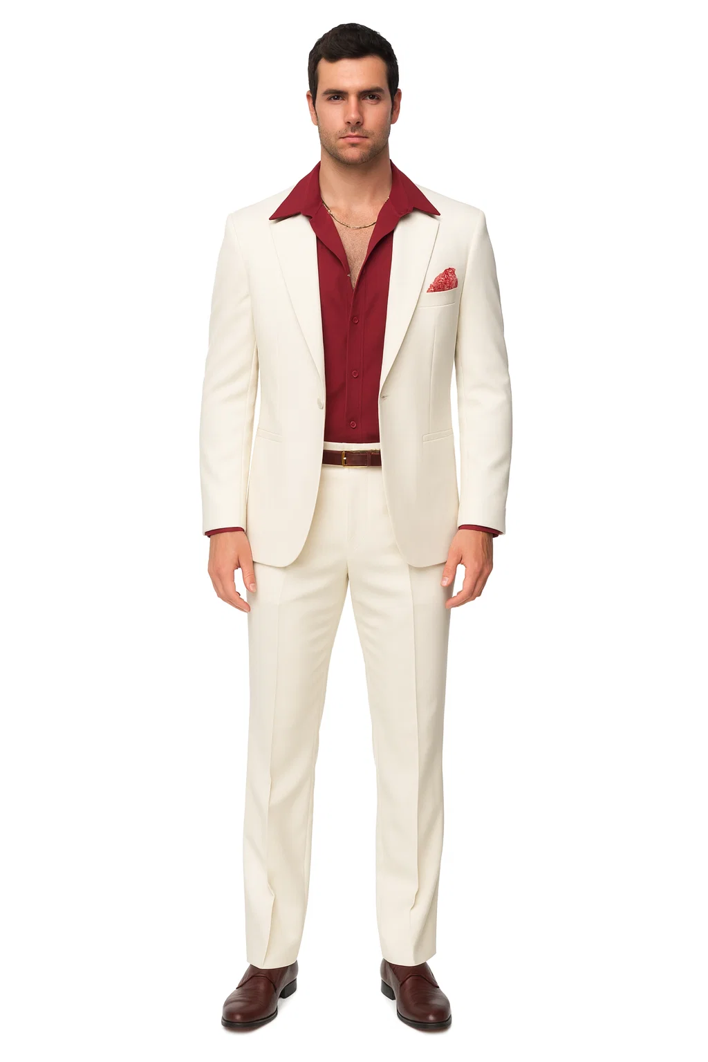 Mens Al Pacino Tony Montana Scarface Suit in White