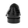 Mens Belvedere Chapo Caiman Crocodile Hornback Dress Shoe in Black 3 MEN 1465 BLACK-M-15  - from alligatorwarehouse.com