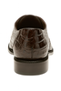 Mens Belvedere Chapo Caiman Crocodile Hornback Dress Shoe in Brown 3 MEN 1465 BROWN-M-09.5  - from alligatorwarehouse.com