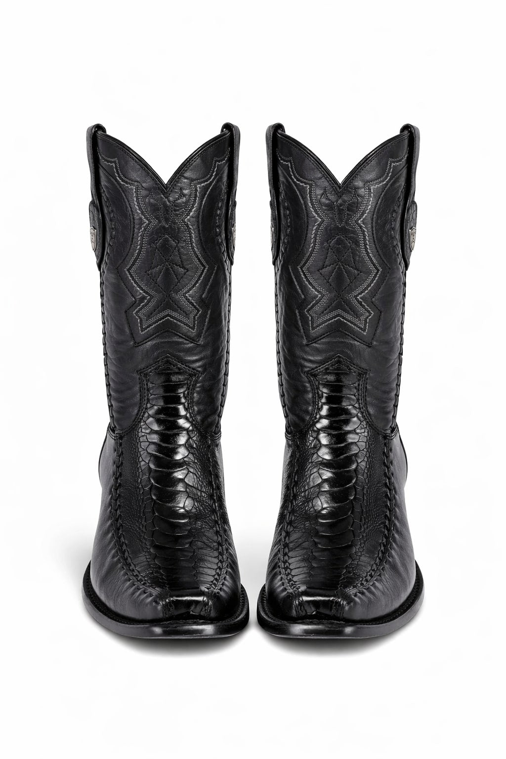Men's Wild West Ostrich Leg with Deer Dubai Toe Boots 279F05