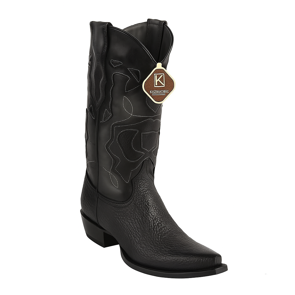 King Exotic Men's Shark Snip Toe Western Boots