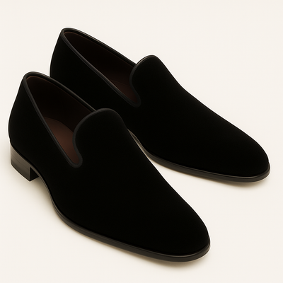 Lublin Velvet Black By Mezlan Made In Spain Brand 2   - from alligatorwarehouse.com