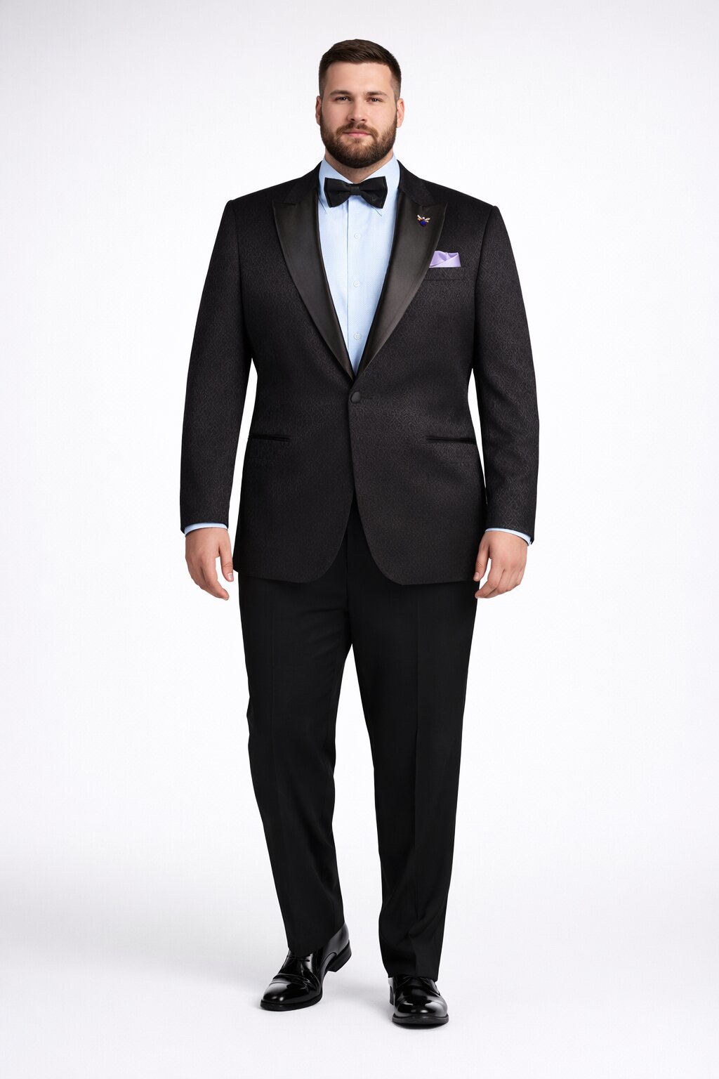 Mens Traditional Black Church Suit – Clean Classic Worship Look