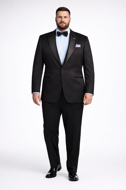 Mens Traditional Black Church Suit – Clean Classic Worship Look