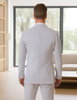 Mens Blue Pinstripe Summer Seersucker Double Breasted Suit 2   - from alligatorwarehouse.com