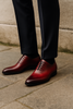 Mens Mezlan Pamplona Calfskin Plain Toe Dress Shoe in Cognac 19   - from alligatorwarehouse.com