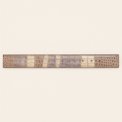 Men's Wild West Caiman Belly Skin Cowboy Belt 2C118249 3 2C118249-32  - from alligatorwarehouse.com