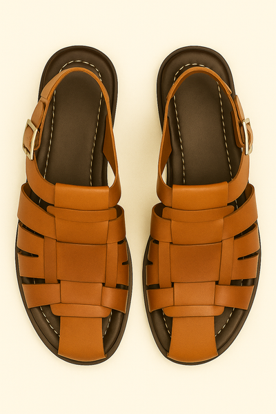 Fisherman Sandal Cognac By Mezlan Made In Spain Brand 6   - from alligatorwarehouse.com