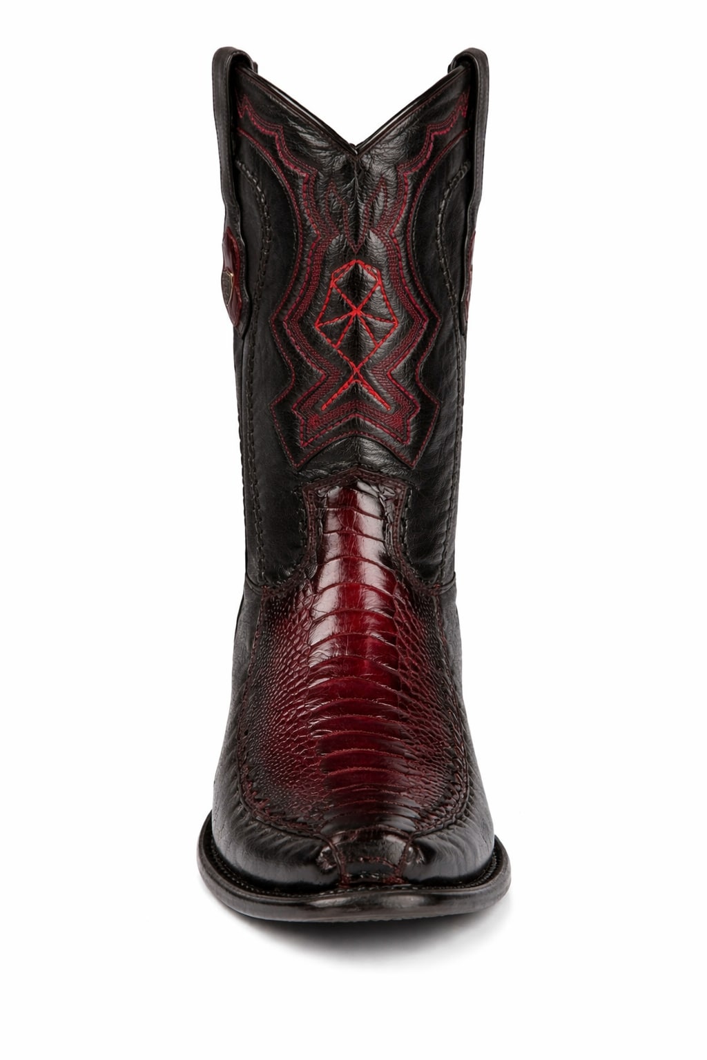 Men's Wild West Ostrich Leg with Deer Dubai Toe Boots 279F05