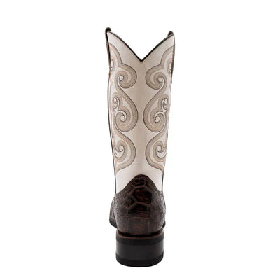 Men's Ferrini Kai Sea Turtle Print Boots Handcrafted Brown 42593-09 5 42593-09-085-D  - from alligatorwarehouse.com