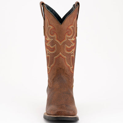 Men's Ferrini Toro Leather Boots Handcrafted Brandy 4   - from alligatorwarehouse.com