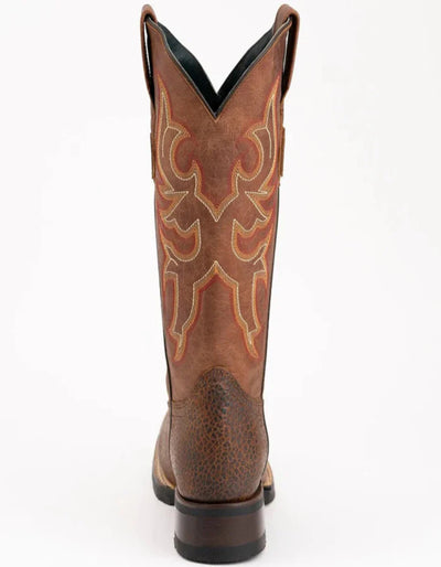 Men's Ferrini Toro Leather Boots Handcrafted Brandy 3 12993-55-080-D  - from alligatorwarehouse.com