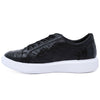 Men's Genuine Full Caiman Belly Skin Sneakers - Black 3 LAB-ZSM028205-060  - from alligatorwarehouse.com