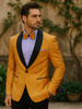Men’s Gold Tuxedo Jacket with Black Shawl Lapel – Formal Wear 3   - from alligatorwarehouse.com